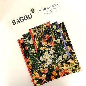 BAGGU • Go Pouch Set in Photo Florals